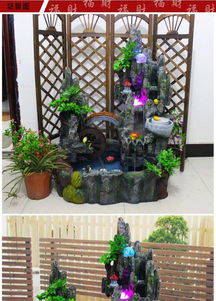 鄭州樹脂假山流水噴泉加濕器工藝品擺件廠家直批，盡顯自然雅趣